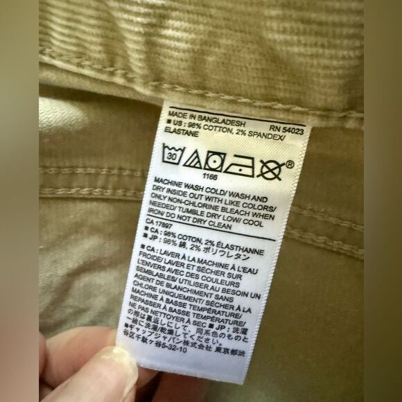 Banana Republic Corduroy Men's Pants in Light Tan - Size 36x32 - Picture 5 of 5